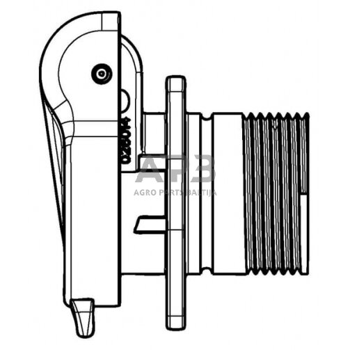 Rozetė, lizdas 3 kontaktų ERICH JAEGER 381743JAE 2 Rozetė, lizdas 3 kontaktų ERICH JAEGER 381743JAE 2