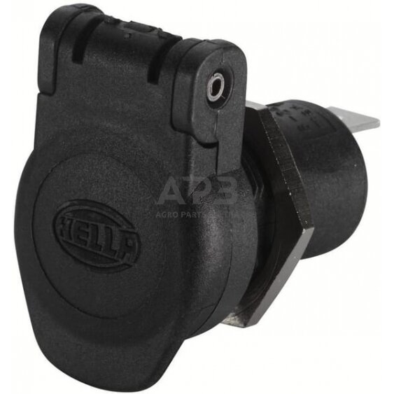 Rozetė, lizdas 2 kontaktų Hella 8A 12V 8JB001946092 1 Rozetė, lizdas 2 kontaktų Hella 8A 12V 8JB001946092 1