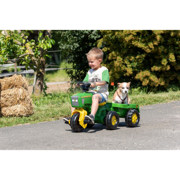 Rolly Toys John Deere minamas triratis su priekaba, 052769 1 Rolly Toys John Deere minamas triratis su priekaba, 052769 1