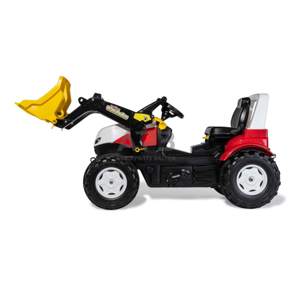 Rolly Toys trakturius su pedalais rollyFarmtrac Steyr 6300 Terrus CVT ir priekiniu krautuvu, 730001 1 Rolly Toys trakturius su pedalais rollyFarmtrac Steyr 6300 Terrus CVT ir priekiniu krautuvu, 730001 1