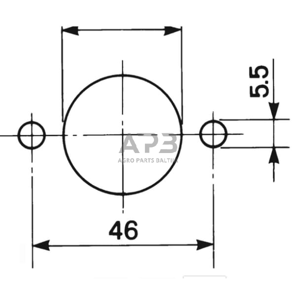 Rozetė, lizdas 2 kontaktų Cobo 25001100 5 Rozetė, lizdas 2 kontaktų Cobo 25001100 5
