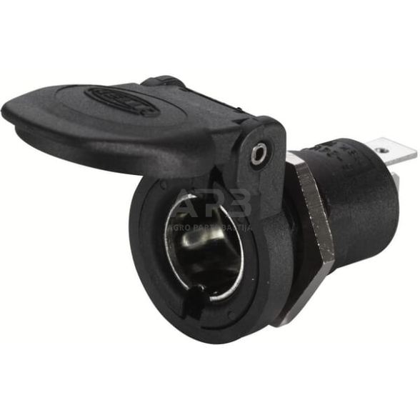 Rozetė, lizdas 2 kontaktų Hella 8A 12V 8JB001946092 Rozetė, lizdas 2 kontaktų Hella 8A 12V 8JB001946092