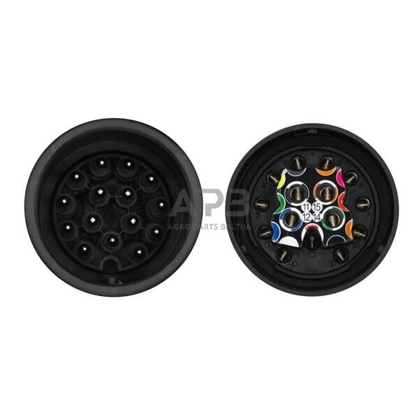 Rozetė, lizdas 15 kontaktų Hella 8JB007242011 4