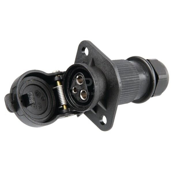 Rozetė, lizdas 3 kontaktų ERICH JAEGER 151131JAE Rozetė, lizdas 3 kontaktų ERICH JAEGER 151131JAE