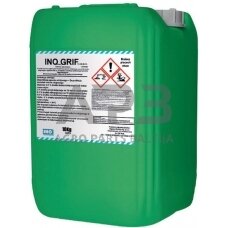 Rūgštinis ploviklis Kersia INO GRIF 10kg, skirtas melžimo agregatams valyti ir dezinfekuoti INOGRIF10