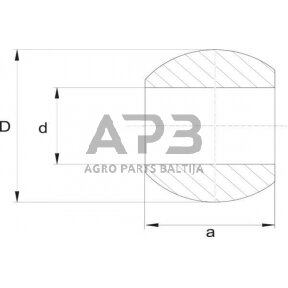 Rutulinė jungtis 64,00 mm VLE6144