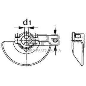 Rutulinė jungtis su flanšu 28,00 mm 089714