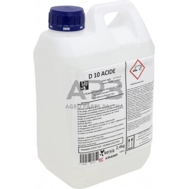Rūgštinis ploviklis Kersia D10 ACIDE 2,4kg, D10ACIDE024 Rūgštinis ploviklis Kersia D10 ACIDE 2,4kg, D10ACIDE024