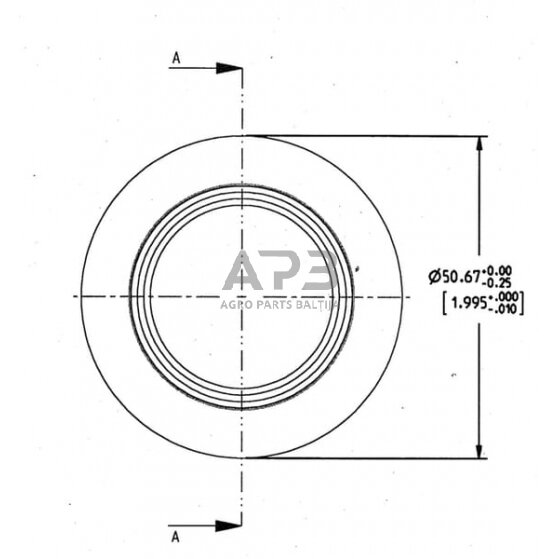 Rutulinė jungtis Ø28,8/50,6x44.5mm TL950288GP 3 Rutulinė jungtis Ø28,8/50,6x44.5mm TL950288GP 3