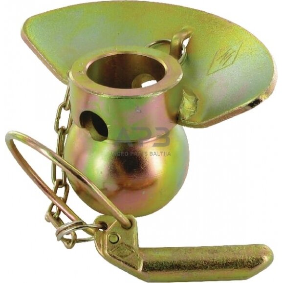 Rutulinė jungtis su flanšu Ø37,3/64x17mm 099033 Rutulinė jungtis su flanšu Ø37,3/64x17mm 099033