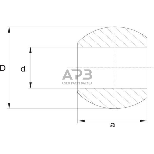Rutulinė jungtis 57,00 mm VPL1624 1 Rutulinė jungtis 57,00 mm VPL1624 1