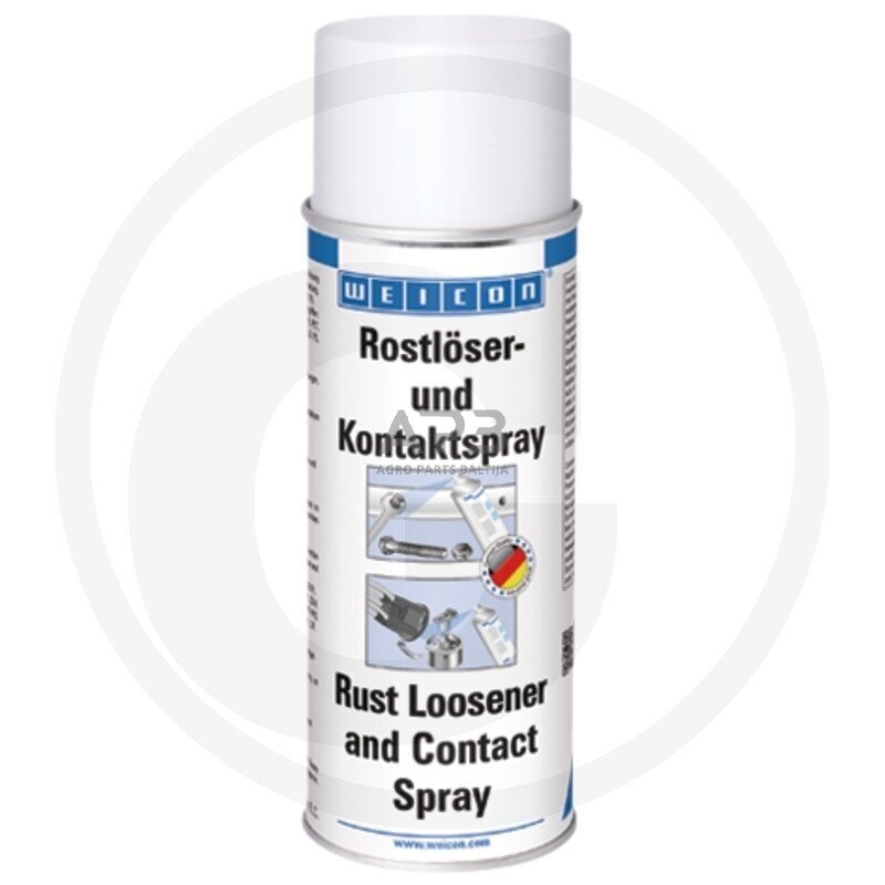 Rūdžių valiklis WEICON 400 ml purškimo balionėlis. Rūdžių valiklis WEICON 400 ml purškimo balionėlis.