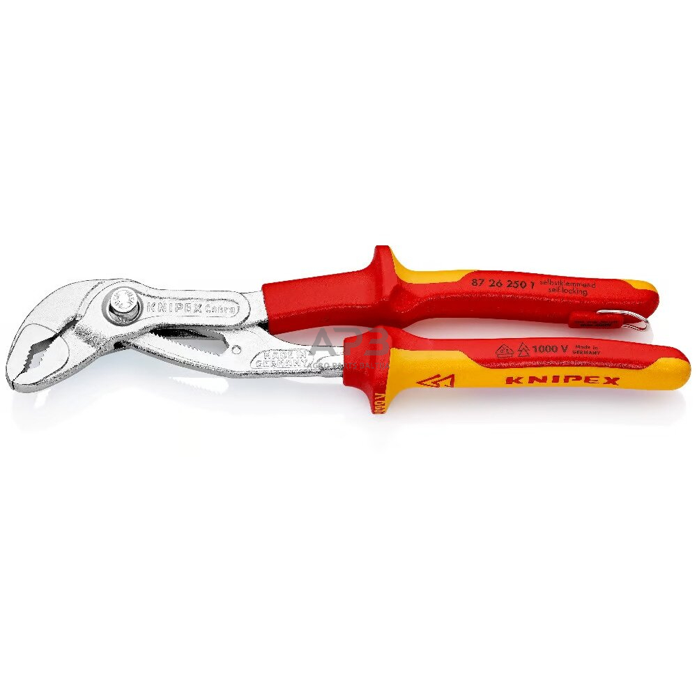 Santechninės replės 250mm VDE KNIPEX Cobra 1 Santechninės replės 250mm VDE KNIPEX Cobra 1