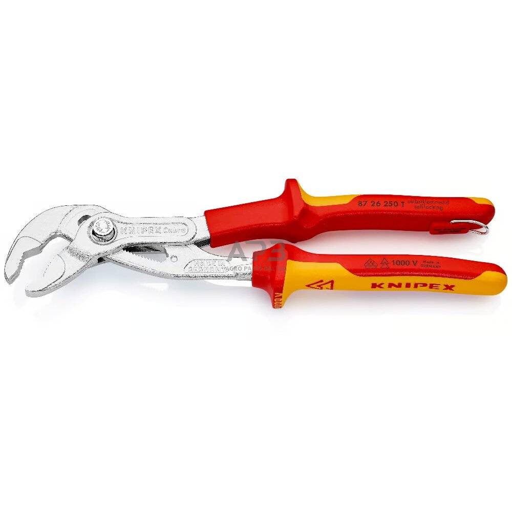 Santechninės replės 250mm VDE KNIPEX Cobra 2 Santechninės replės 250mm VDE KNIPEX Cobra 2