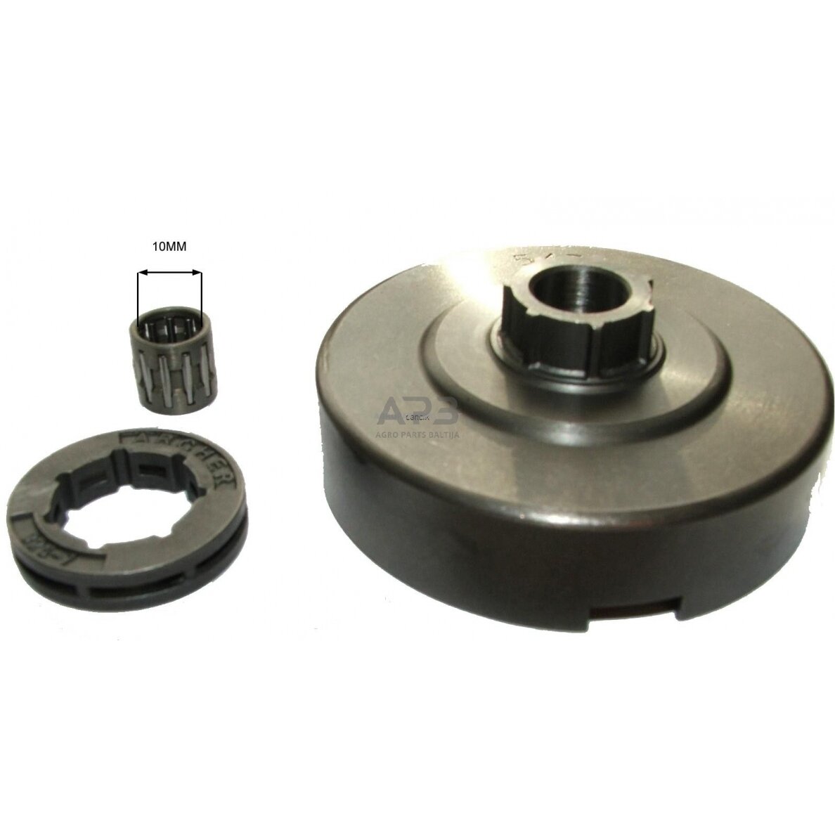 Sankabos būgnelis Solo 639, 644, 645, 651, 651SP su guoliu ir žvaigždute .325 7 užgriebių Sankabos būgnelis Solo 639, 644, 645, 651, 651SP su guoliu ir žvaigždute .325 7 užgriebių