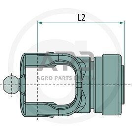 Šakutė BLUELINE 377126 1 Šakutė BLUELINE 377126 1