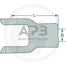 Šakutė Weasler 102-7125, 1027125 1 Šakutė Weasler 102-7125, 1027125 1