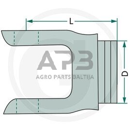 Šakutė Weasler 300-7651 1 Šakutė Weasler 300-7651 1