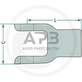 Šakutė Weasler 102-7906 1 Šakutė Weasler 102-7906 1
