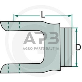 Šakutė Weasler 300-6545 1 Šakutė Weasler 300-6545 1