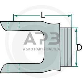 Šakutė Weasler 300-6645 1 Šakutė Weasler 300-6645 1
