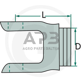 Šakutė Weasler 300-6954, 3006954 1 Šakutė Weasler 300-6954, 3006954 1