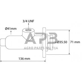 Sankabos cilindras Vapormatic VPJ7615