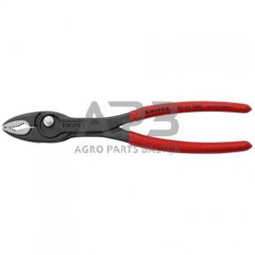 Santechinės replės 200mm (dvigubo griebimo) KNIPEX (su fiksavimu)