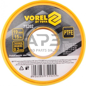Santechninė sandarinimo juosta PTFE 19mm x 15m