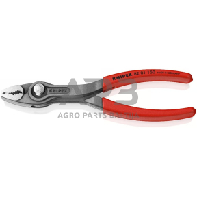 Santechninės replės 150mm (dvigubo griebimo) KNIPEX (su fiksavimu)