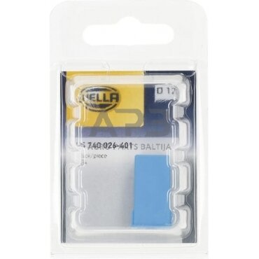 Saugiklis Pal 20A, 23.1mm Hella 8JS740026401 5