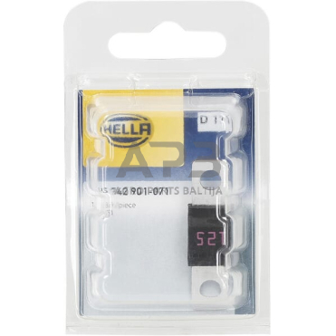 Saugiklis juostinis 32V, 125A, 41.1mm Hella 8JS742901071 4 Saugiklis juostinis 32V, 125A, 41.1mm Hella 8JS742901071 4