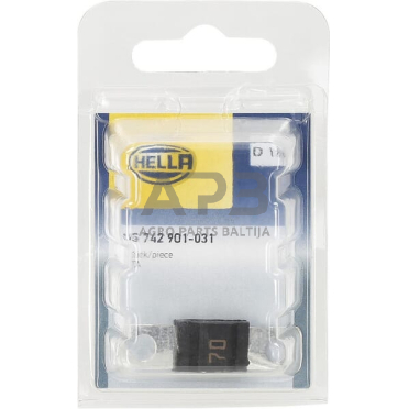 Saugiklis juostinis 32V, 70A, 41.1mm Hella 8JS742901031 4