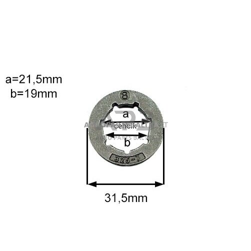 Sankabos būgnelis su guoliu ir žvaigždute kiniško pjūklo 38cc .325 7 užgriebių. Nac, Vd-Tech profi, Steel, Flora, Matrix, Victus, Kraft Welle, Eurotec, Eurotech,Nec, PN4500, PN5200 3 Sankabos būgnelis su guoliu ir žvaigždute kiniško pjūklo 38cc .325 7 užgriebių. Nac, Vd-Tech profi, Steel, Flora, Matrix, Victus, Kraft Welle, Eurotec, Eurotech,Nec, PN4500, PN5200 3