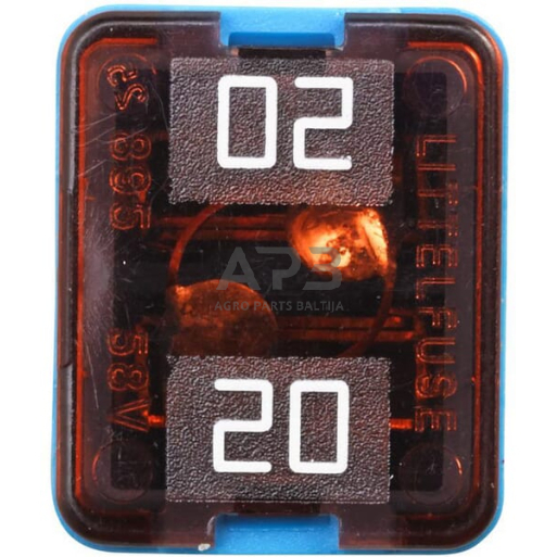 Saugiklis Pal 20A, 12mm Hella 8JS740026731 1 Saugiklis Pal 20A, 12mm Hella 8JS740026731 1