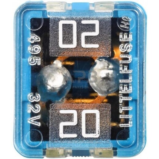 Saugiklis Pal 20A, 23.1mm Hella 8JS740026401 1 Saugiklis Pal 20A, 23.1mm Hella 8JS740026401 1