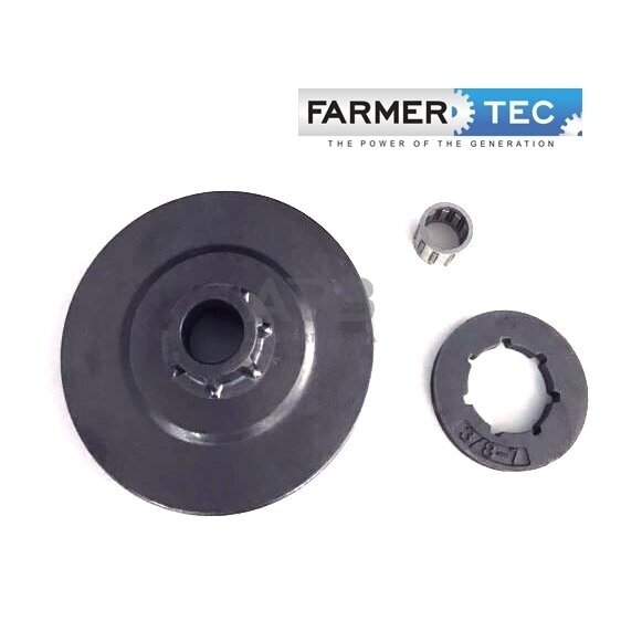 Sankabos būgnelis kiniškiems pjūklams 38cc, 3/8, 6 užgriebių Sankabos būgnelis kiniškiems pjūklams 38cc, 3/8, 6 užgriebių