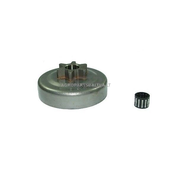 Sankabos būgnelis Partner su guoliu modeliams: 351, 370, 371, 390, 401, 420, 422 3/8" 6 užgriebių Sankabos būgnelis Partner su guoliu modeliams: 351, 370, 371, 390, 401, 420, 422 3/8" 6 užgriebių