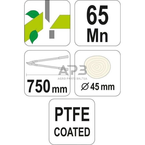 Šakų sekatorius 700mm 1 Šakų sekatorius 700mm 1