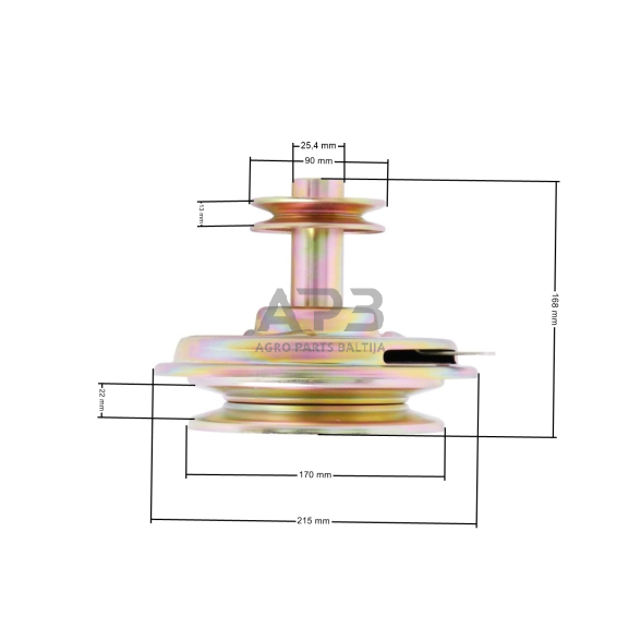 Sankaba MTD Hydro seria 500, HN5220K, HN5180, HN5185, CC 1016 RD-E, CC 1024 RD-N. Skriemulys viršutinis 20,00 x 90,00 mm, skriemulys apatinis apatinis 35,00 x 170,00 mm. 717-04743, 71704743, 753-06347, 75306347 3 Sankaba MTD Hydro seria 500, HN5220K, HN5180, HN5185, CC 1016 RD-E, CC 1024 RD-N. Skriemulys viršutinis 20,00 x 90,00 mm, skriemulys apatinis apatinis 35,00 x 170,00 mm. 717-04743, 71704743, 753-06347, 75306347 3