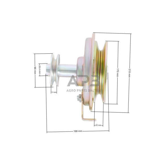 Sankaba MTD skriemulys viršutinis 9,00 mm x 21,00 skriemulys apatinis 3,50 mm x 170,00 mm 1 Sankaba MTD skriemulys viršutinis 9,00 mm x 21,00 skriemulys apatinis 3,50 mm x 170,00 mm 1