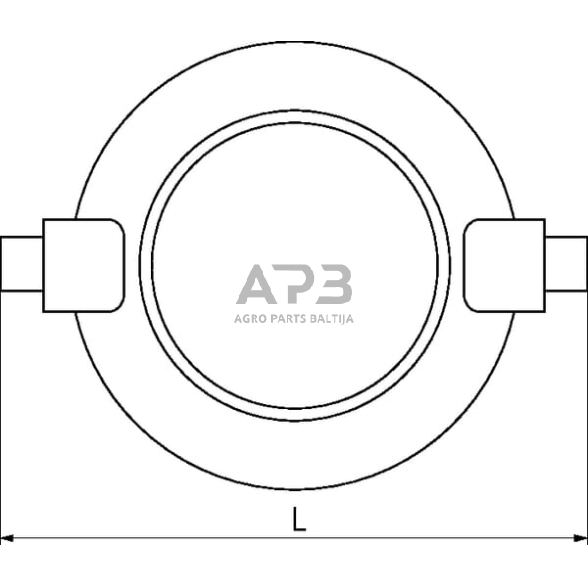 Sankabos guolis F&S 1859600001 1 Sankabos guolis F&S 1859600001 1