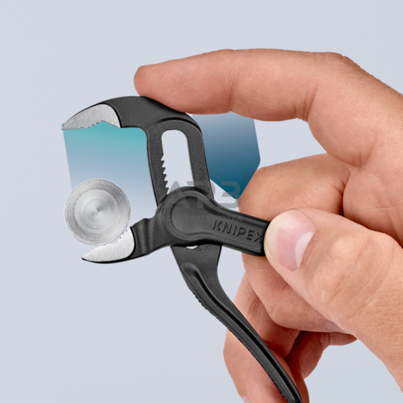 Santechninės replės 100mm KNIPEX Cobra XS (su fiksavimu) 4 Santechninės replės 100mm KNIPEX Cobra XS (su fiksavimu) 4