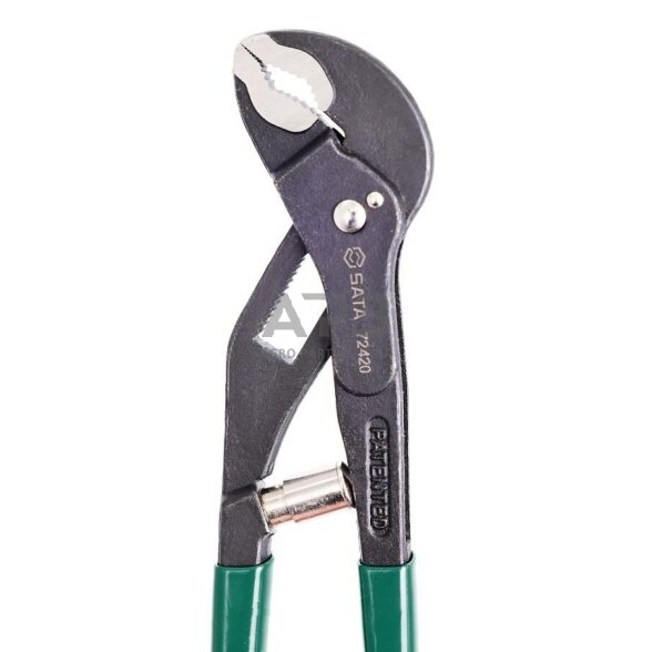 Santechninės replės 175mm su automatiniu fiksavimu 5 Santechninės replės 175mm su automatiniu fiksavimu 5