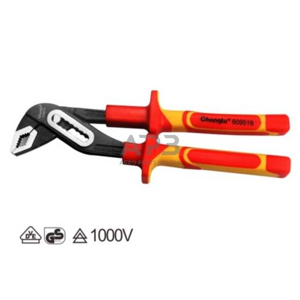 Santechninės replės 250mm VDE dėžutės tipo 1 Santechninės replės 250mm VDE dėžutės tipo 1