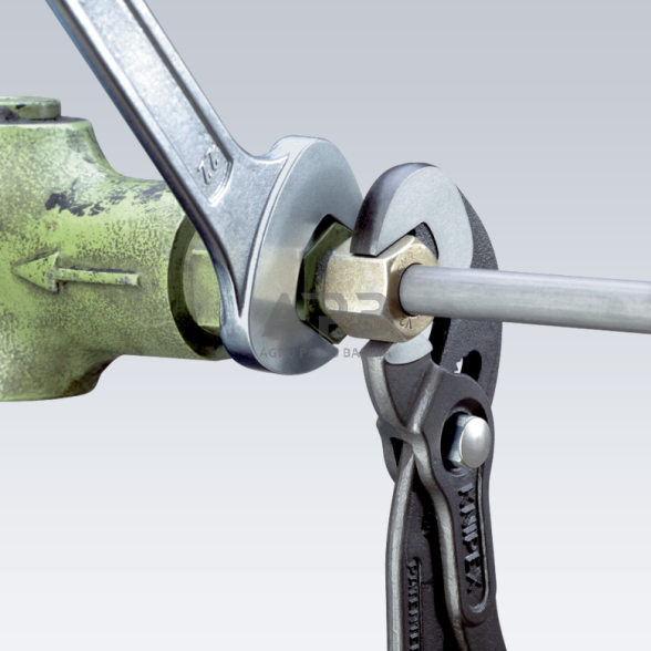 Santechninės replės KNIPEX greito sukimo su fiksavimu 250mm 12 Santechninės replės KNIPEX greito sukimo su fiksavimu 250mm 12