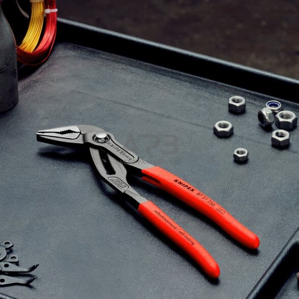 Santechninės replės prailgintos KNIPEX SLIM Cobra su fiksavimu 250mm 3