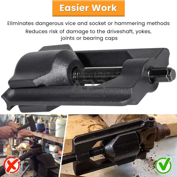 Šarnyrų/kryžmių nuėmėjas U-formos sunkvežimiams 6 Šarnyrų/kryžmių nuėmėjas U-formos sunkvežimiams 6