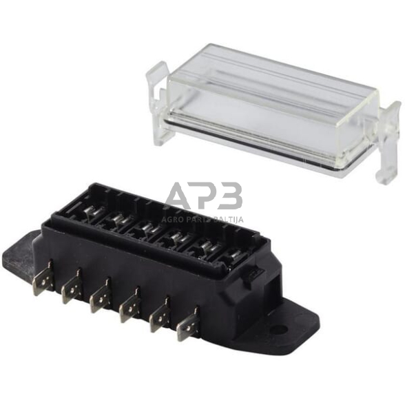 Saugiklio dėžutė 6 kontaktų Hella 8JD005993102 3 Saugiklio dėžutė 6 kontaktų Hella 8JD005993102 3