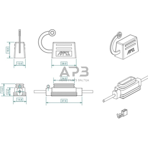 Saugiklio laikiklis iMaXX SI20153A 1 Saugiklio laikiklis iMaXX SI20153A 1